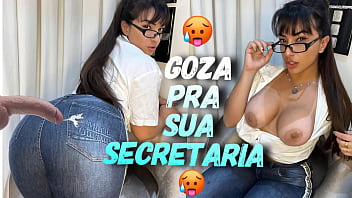 Roleplay You Are The Boss And Will Fuck Your Sexy Latina Secretary Pov Sex Blowjob Cum On Her Big Butt In Jeans Pants